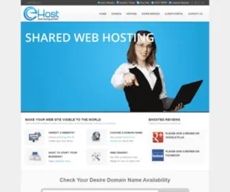 Ehost.com.bd(Cheap Domain & Web Hosting Service Provider Company in Bangladesh) Screenshot