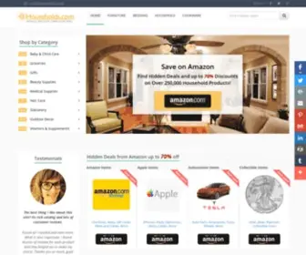 Ehouseholds.com(Find Hidden Deals and Up to 70% Discounts) Screenshot