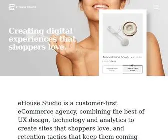 Ehousestudio.com(ECommerce Design & Development Agency) Screenshot