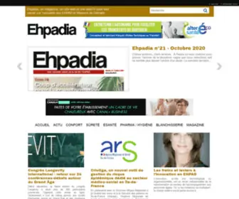 Ehpadia.fr(Le magazine des dirigeants d'EHPAD) Screenshot