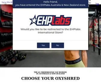 Ehplabs.com.au(EHP Labs ANZ) Screenshot