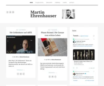 Ehrenhauser.at(Martin Ehrenhauser) Screenshot