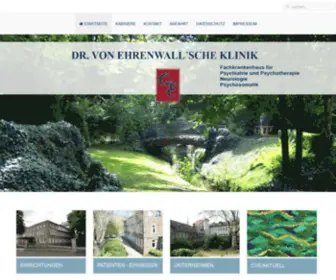 Ehrenwall.de(Von Ehrenwall'sche Klinik) Screenshot