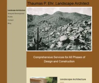 Ehrestate.com(Landscape Architecture) Screenshot