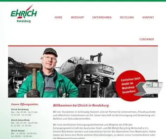 Ehrich.de(Ehrich Standort Rendsburg) Screenshot