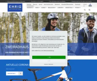 Ehrig24.de(Zweiradhaus Ehrig) Screenshot