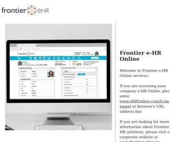 Ehronline.com(Frontier e) Screenshot