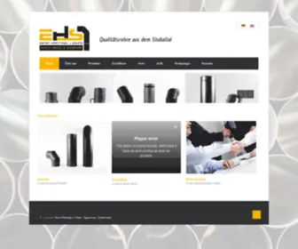 EHS-Hoertnagl.at(Ofenrohre, Rauchrohre, Pellet) Screenshot