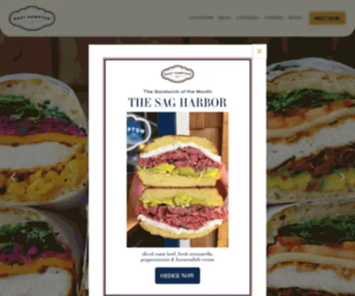 Ehsandwich.com(East Hampton Sandwich Co) Screenshot