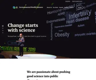 Ehsciences.org(Environmental Health Sciences) Screenshot