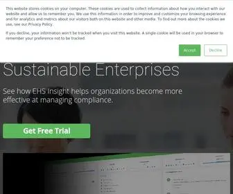 Ehsinsight.com(EHS Software & Management System) Screenshot