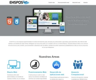 Ehspos.cl(Diseño sitios web Autoadministrables) Screenshot