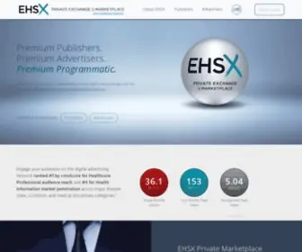 EHSX.io(Private Exchange & Marketplace from eHealthcare Solutions) Screenshot
