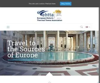 Ehtta.eu(The European Historic Thermal Towns Association (EHTTA)) Screenshot