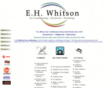 Ehwhitson.com(Whitson Air Conditioning) Screenshot