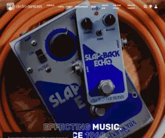 EHX.com(Electro-Harmonix) Screenshot