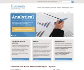 EI.com(Secretariat Economists Economists Incorporated is a premier economic consulting firm in the fields of law and economics) Screenshot