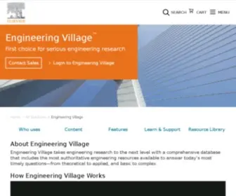 EI.org(Engineering Village) Screenshot