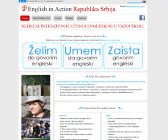 Eia-Serbia.com(English in Action) Screenshot