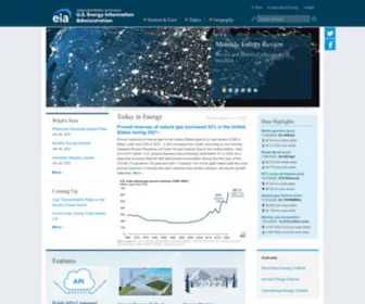 Eia.gov(Energy Information Administration) Screenshot