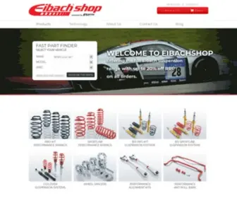 Eibachshop.co.uk(Eibach Shop) Screenshot