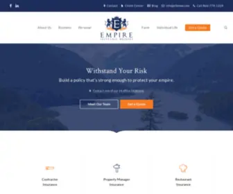 Eibnow.com(Empire Insurance Brokers) Screenshot