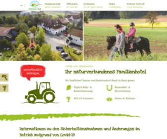 Eibtalerhof.de(Familienhotel Bayern) Screenshot