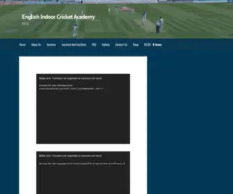 Eicadallas.net(English Indoor Cricket Academy) Screenshot