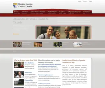 Eicc.ca(Education Invention Center of Canada) Screenshot