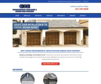 EicGaragedoor.com(Environmental Insulation and Garage Door Company) Screenshot