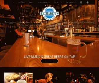 Eichardtspub.com(Sandpoint, Idaho's Favorite Pub & Grill) Screenshot