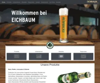 Eichbaum.de(Privatbrauerei Eichbaum) Screenshot