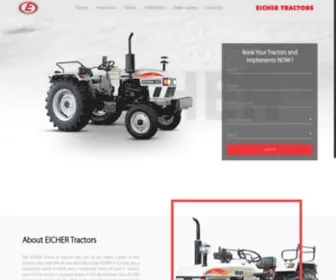 Eichertractors.in(Eicher Tractors) Screenshot