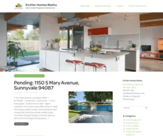 Eichlerhomes.com(Where modern living starts in the Bay Area) Screenshot