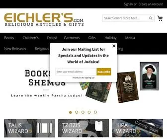 Eichlers.com(Judaica) Screenshot