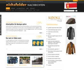 Eichsfelder-Nachrichten.de(Eichsfelder Nachrichten) Screenshot