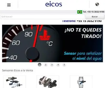 Eicos.mx(Eicos Sensores: Sensor de Nivel y Sensor de Flujo para Líquidos) Screenshot