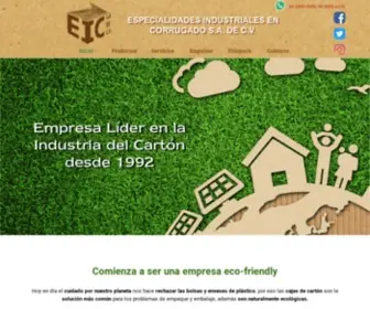 Eicsa.mx(Especialidades Industriales en Corrugado) Screenshot