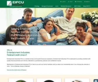 Eicu.org(Entertainment Industries Federal Credit Union) Screenshot