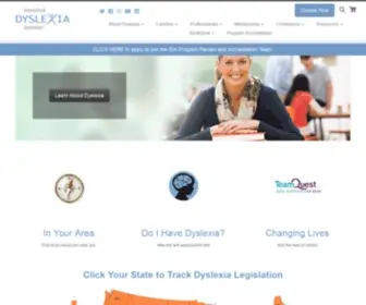 Eida.org(International Dyslexia Association) Screenshot