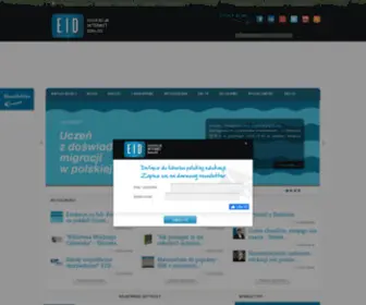 Eid.edu.pl(Edukacja Internet Dialog) Screenshot