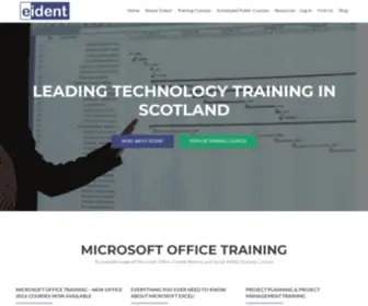 Eident.co.uk(Eident Training and Consultancy) Screenshot