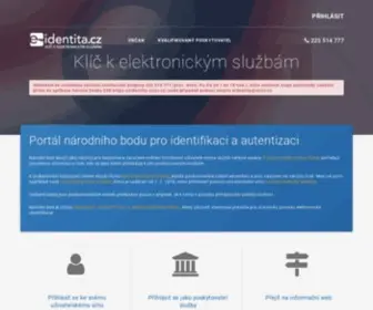 Eidentita.cz(Úvod) Screenshot