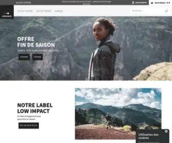 Eider.com(Fabriquant de vêtements pour le ski) Screenshot