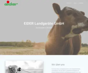 Eiderlandgeraete.de(Eider Landgeräte GmbH) Screenshot