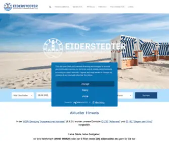 Eiderstedter.de(Eiderstedter Appartement Vermittlung Sankt Peter Ording (SPO)) Screenshot