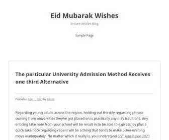 Eidmubarakwishes.net(Instant Articles Blog) Screenshot