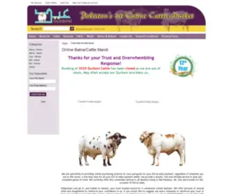 Eidqurbani.com.pk(Pakistan 1st Online Cattle Market) Screenshot