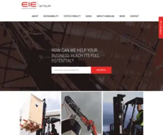 Eiegroup.co.za(EIE Industrial Equipment) Screenshot