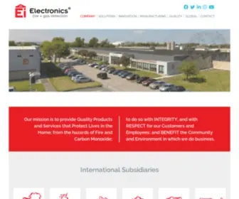 Eielectronics.com(EI Electronics) Screenshot